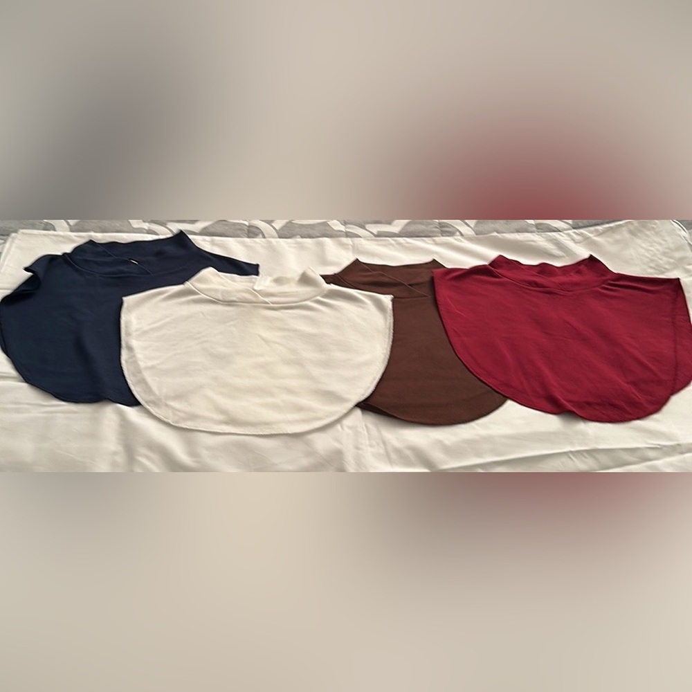 4pcs False Turtleneck Collars Detachable